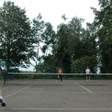 HB 10756a Keith & Rita & Brian & Richard playing tennis