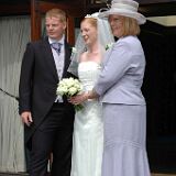 HB 10792a Sarah & Jeanette & Russell before entering church